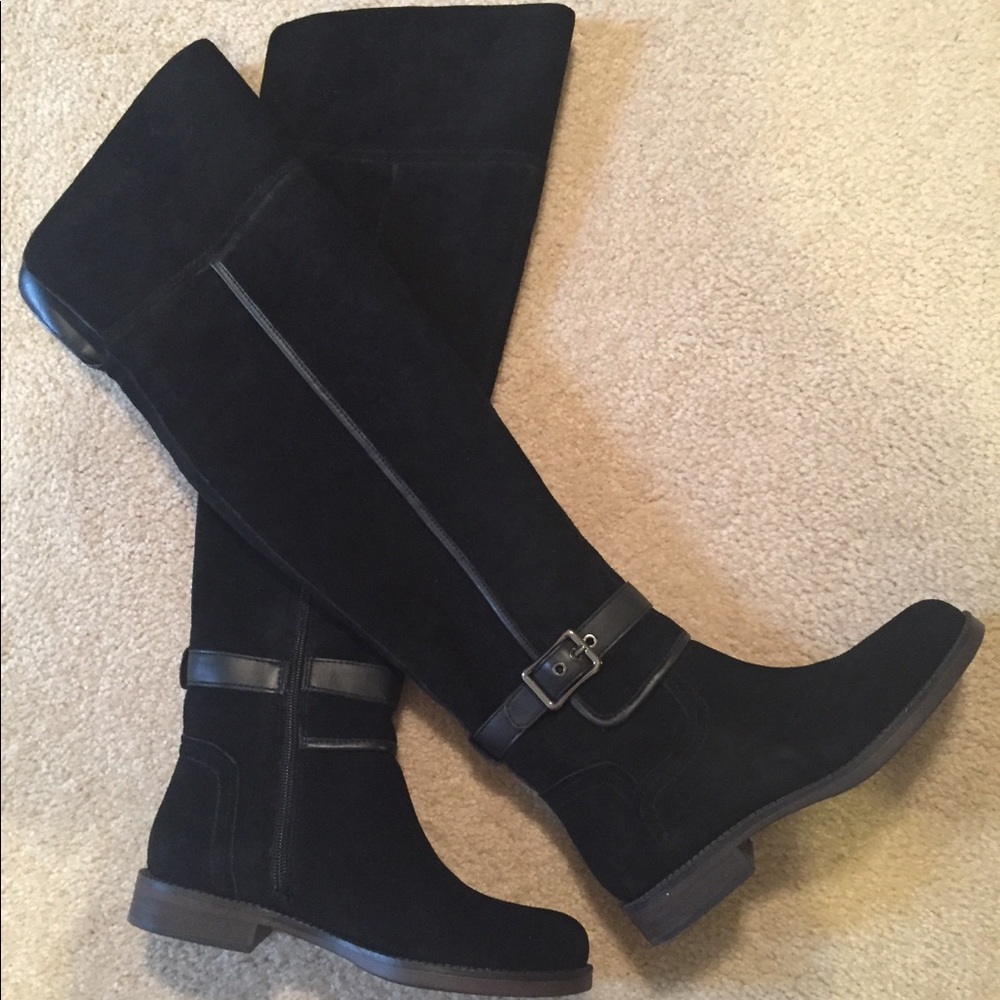 NWB Real suede over the knee boot!